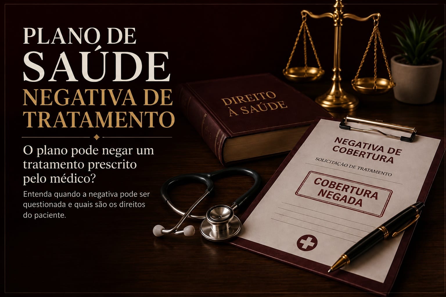 O plano de saúde pode negar tratamento prescrito pelo médico?